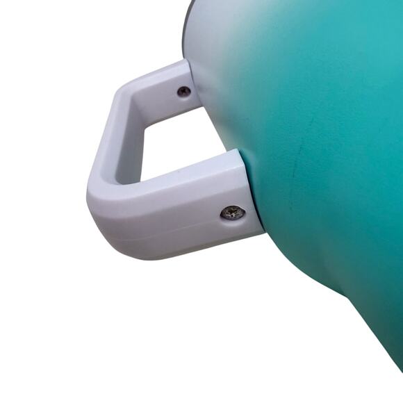 Soufull Double Insulated 40 oz Travel Tumbler Ombre Green Screw Top Lid & Straw - Picture 5 of 16